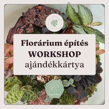 Kép betöltése a galériamegjelenítőbe: Florárium építés - workshop UTALVÁNY