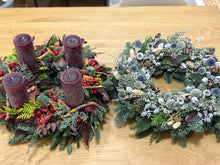 Kép betöltése a galériamegjelenítőbe: Téli kopogtató/adventi koszorú workshop - december 4. 11:00