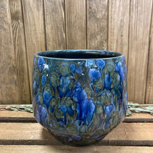 Kép betöltése a galériamegjelenítőbe: _Harris kerámia kaspó, kék 14cm - Tropical Home