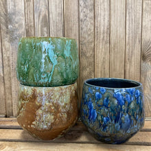 Kép betöltése a galériamegjelenítőbe: _Harris kerámia kaspó, zöld 14cm - Tropical Home