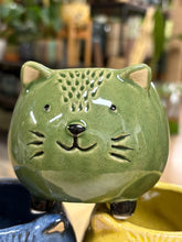 Kép betöltése a galériamegjelenítőbe: _Cat kerámia kaspó, többféle - Tropical Home 
